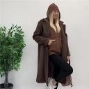 felpa con tasca frontale senza zip comfort